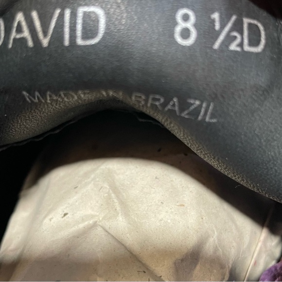 Belvedere David High-Top Leather‎ Sneakers 8.5D Burgundy Oxblood • Streetwear - Picture 7 of 7